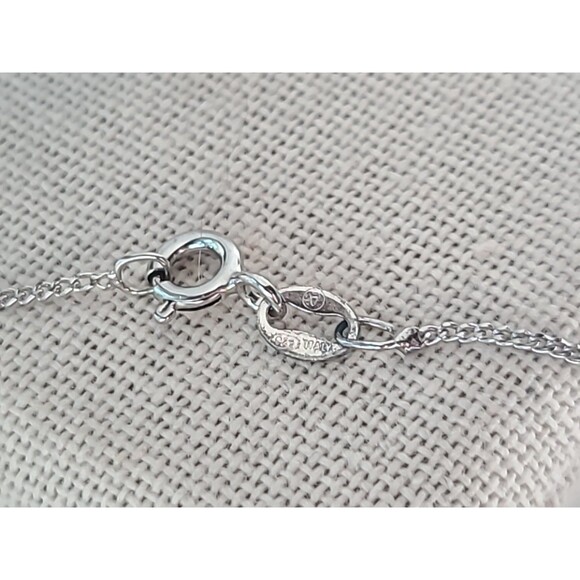 925 Sterling Silver Amazonite Marcasite Cross Pendant Necklace Vintage - Picture 9 of 10